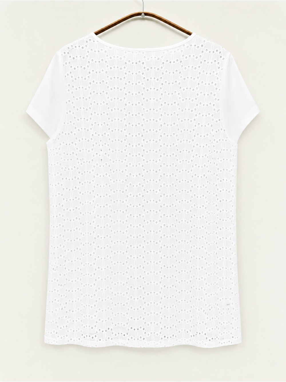 Vineyard Vines NWT White Pima Cotton Eyelet Back Tee Top Short Sleeve Size Large